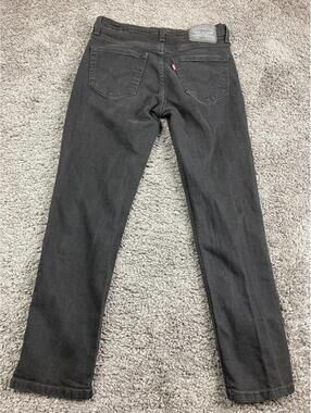 Levis 511 Slim Fit Jeans Mens 32x30 Faded Black Denim Pants Stretch